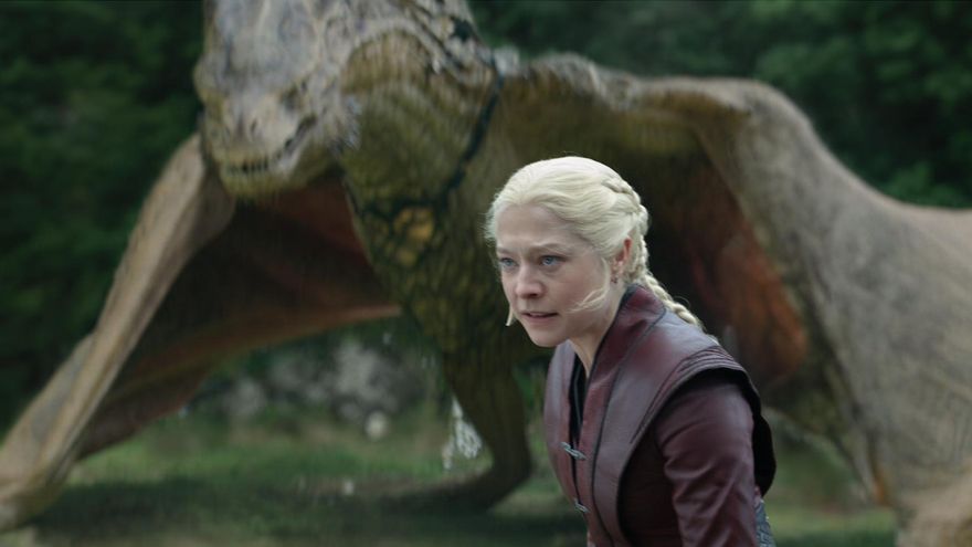 Rhaenyra Targaryen en una imagen del capítulo 7 de la tercera temporada de 'La casa del dragón'