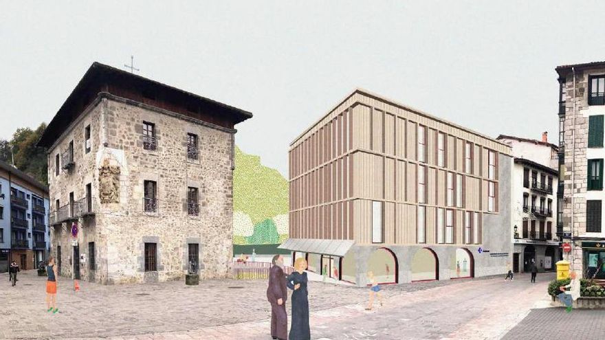 Proyección del nuevo centro de salud de Elgoibar