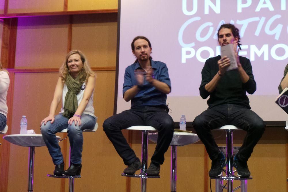 Acto de campaña de Podemos en Tenerife. (Foto: Moisés Pérez).