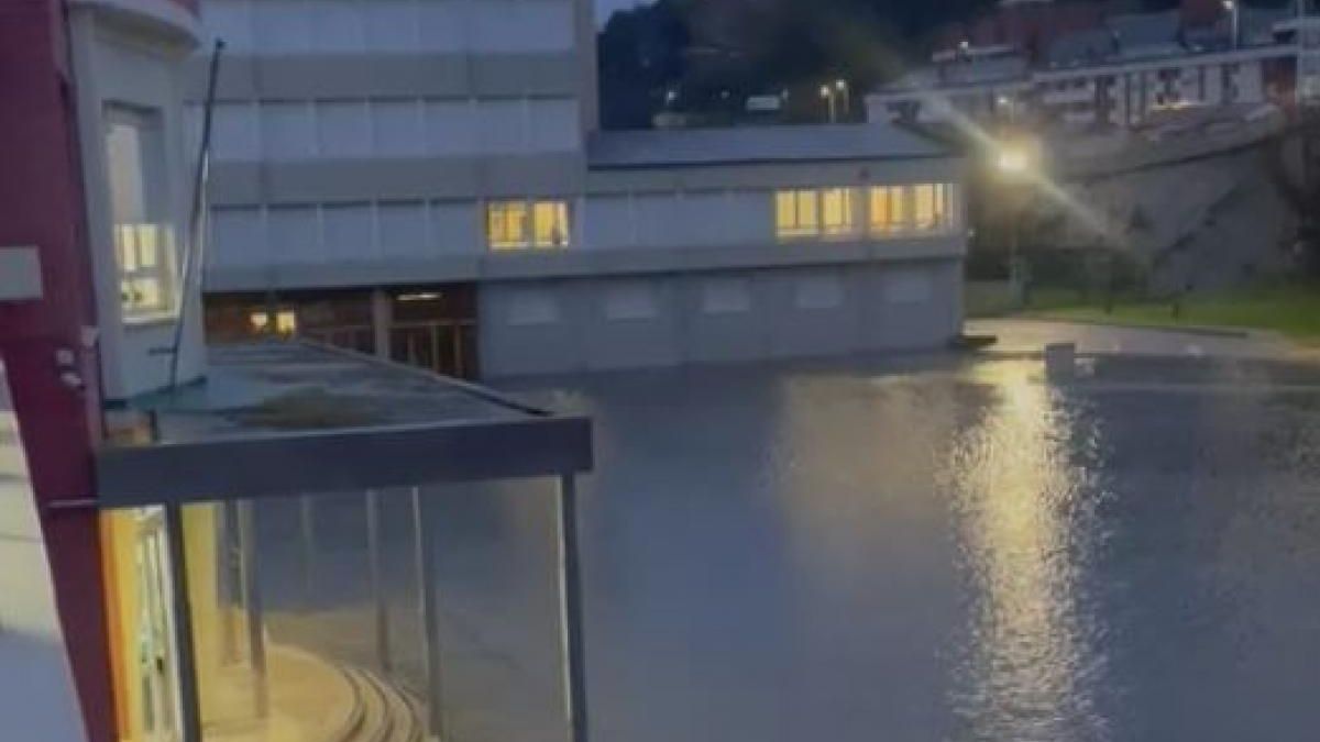 El entorno del instituto sufrió inundaciones en enero de este año.
