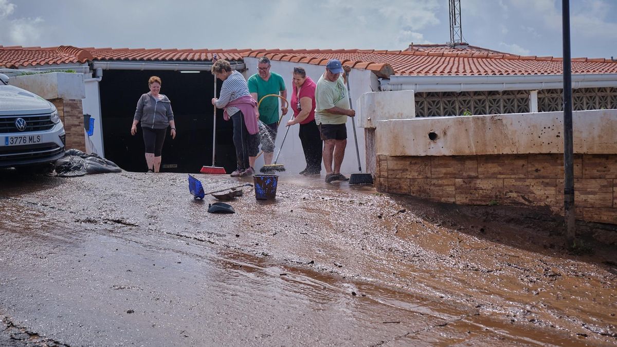 El Cabildo de Tenerife cifra en 33,3 millones los daños de la borrasca Therese