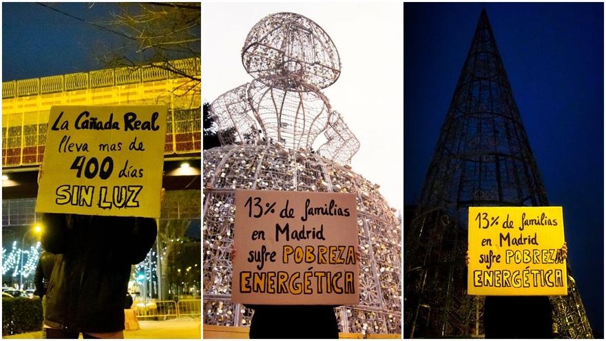 Sabotaje de luces de Navidad en Madrid: el Ayuntamiento investiga una protesta por la "pobreza energética"