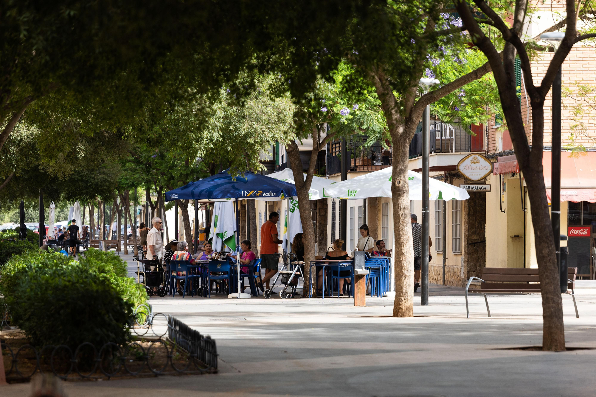 Una de las calles que vertebran Son Cladera