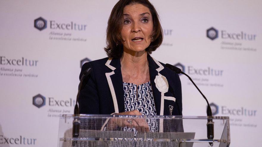 La ministra de Industria, Energía y Turismo, Reyes Maroto. EFE/Rodrigo Jimènez/Archivo