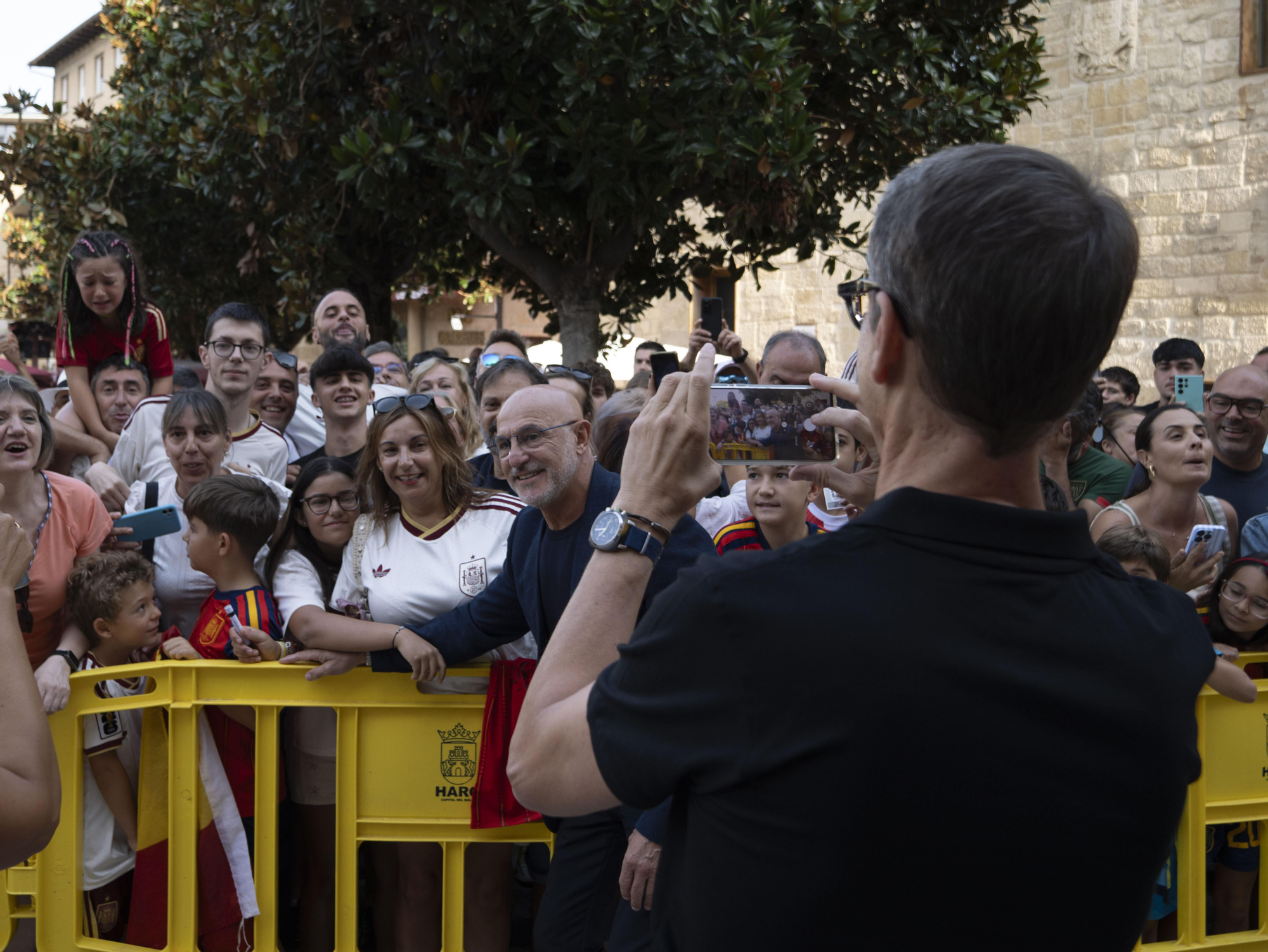 Homenaje al seleccionador Luis de la Fuente en Haro tras la victoria en el Mundial de fútbol