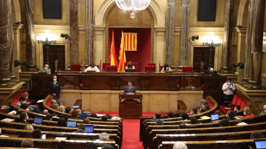 Aragonès califica de "terraplanismo democrático" las manifestaciones contra los indultos