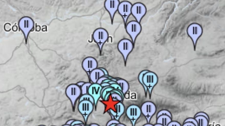 Sentidos en Córdoba varios terremotos con epicentro en Granada