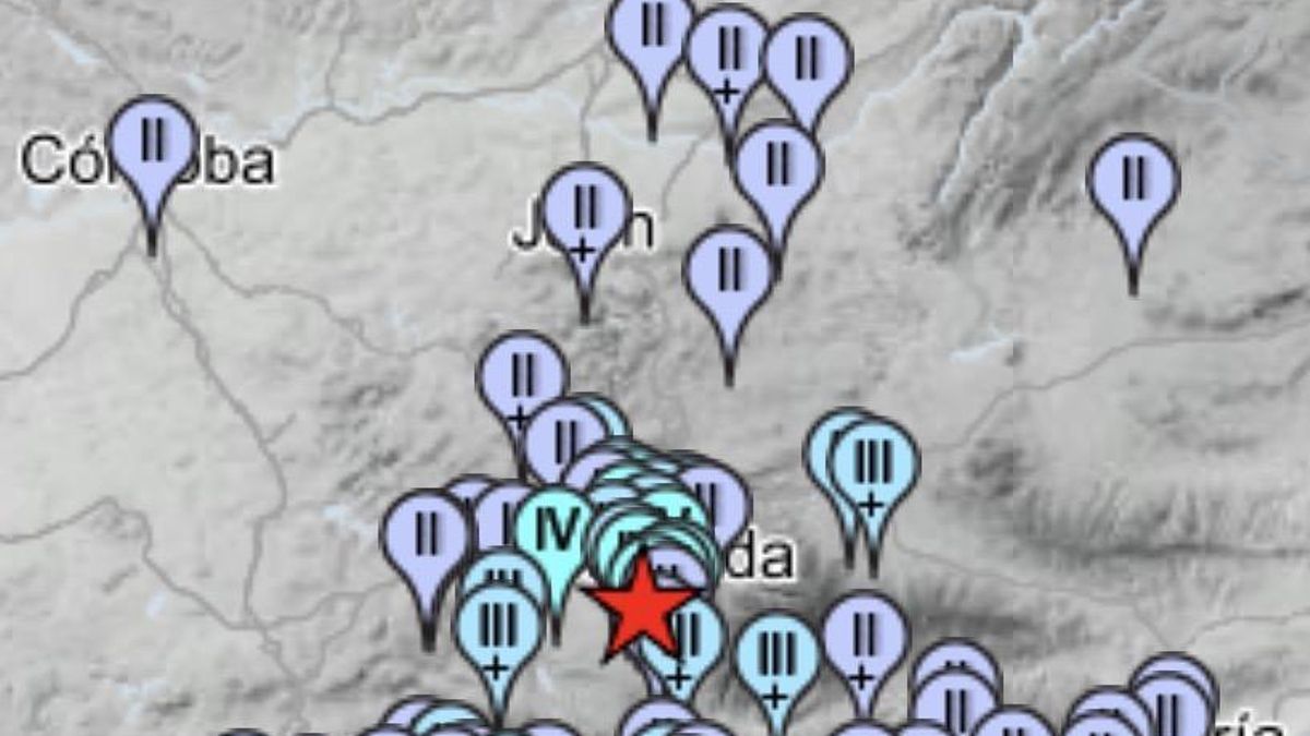 Terremoto en Granada sentido en Córdoba