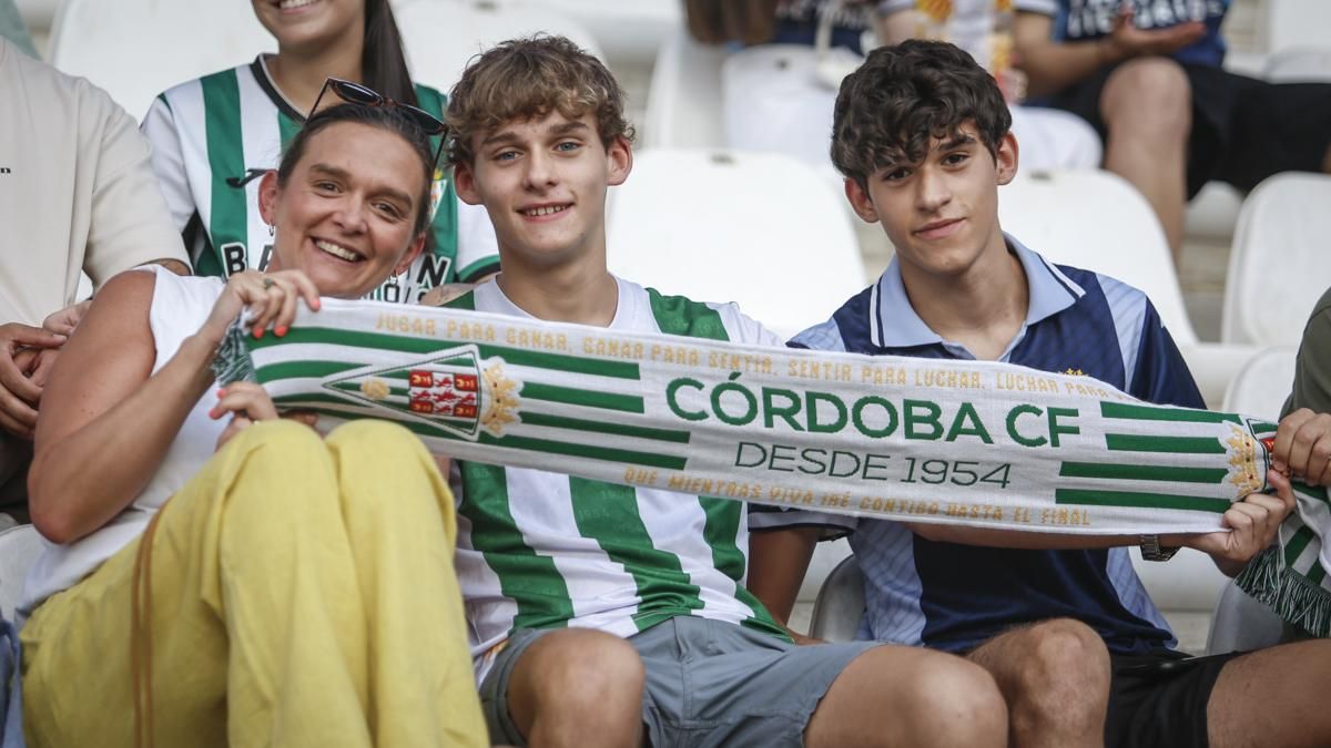 Grada Blanquiverde del Cordoba CF - Sevilla FC
