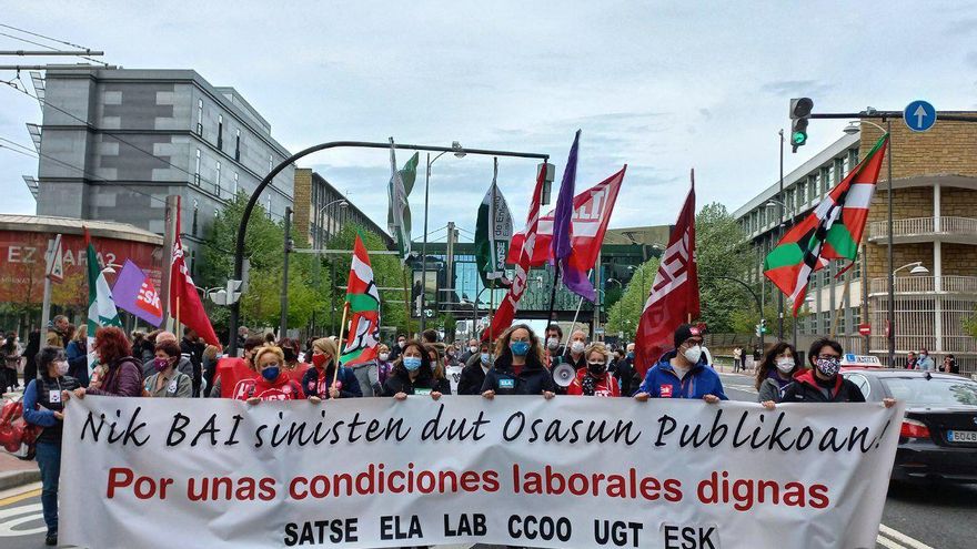 Los sindicatos denuncian que Osakidetza "no tiene voluntad de negociar"