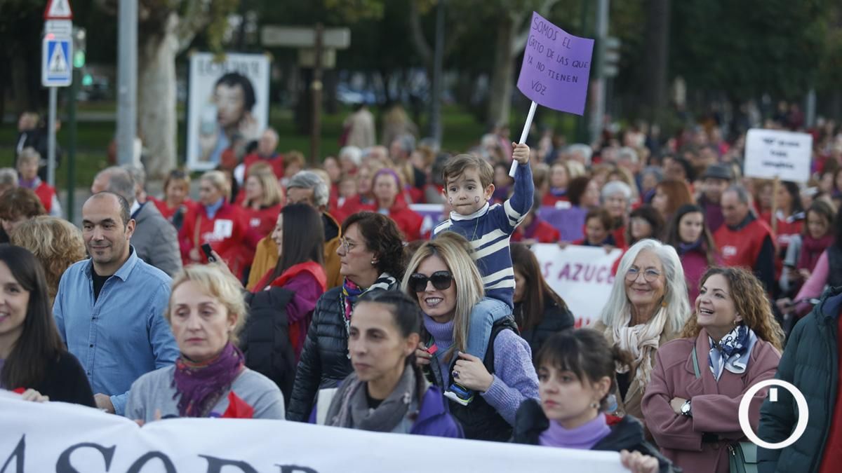 Manifestación contra la violencia machista 25N