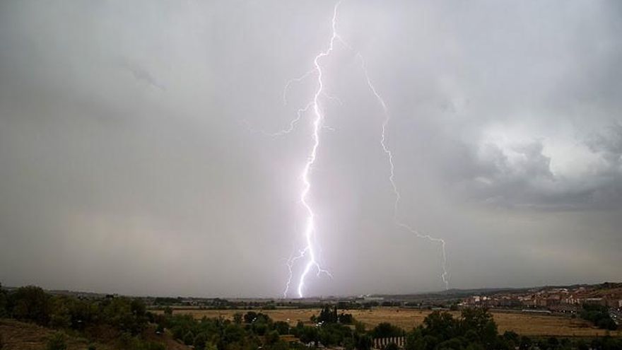 Las provincias de Ciudad Real, Cuenca, Guadalajara y Toledo, en alerta por tormentas este lunes