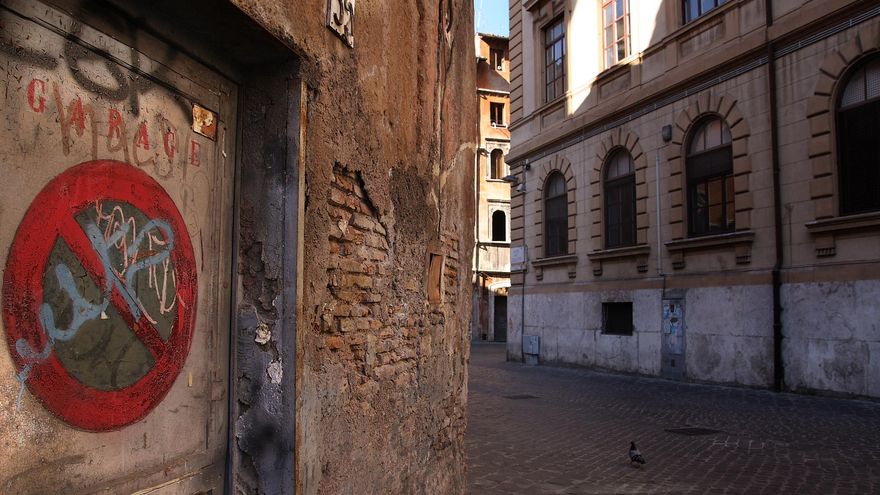 Callejas del Ghetto. No es el barrio más bonito de Roma, pero tiene un encanto muy especial.