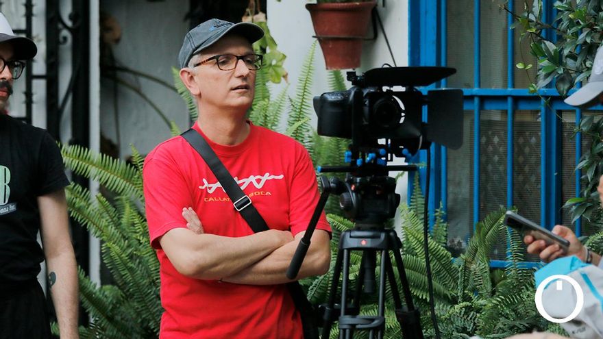 Rodaje de la película 'Patio' con actores de diversidad funcional