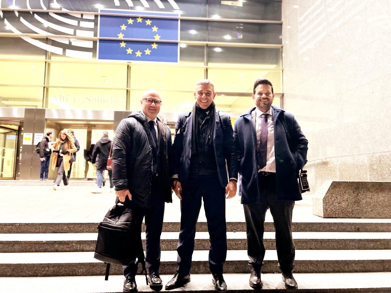 Delegación Canarias en Bruselas, con Narvay Quintero al frente.
