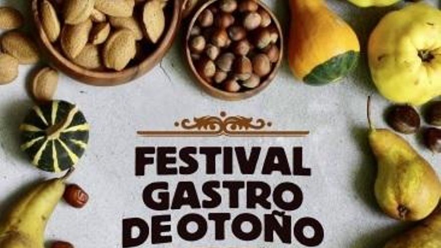 Cartel del Festival Gastro de Otoño de la comarca oriental rural de Cantabria.