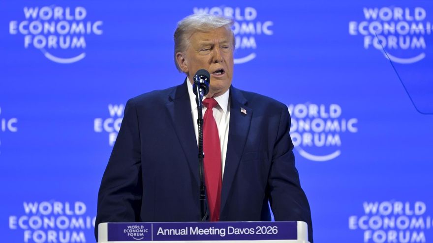 Trump pide en Davos "negociaciones inmediatas para adquirir Groenlandia" y carga contra Europa: "No va en la buena dirección"