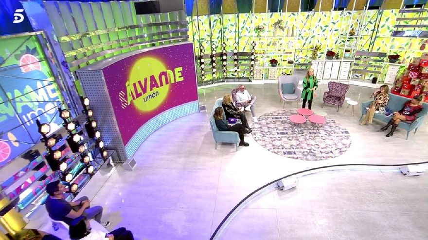 Belén Esteban en el plató de 'Sálvame'