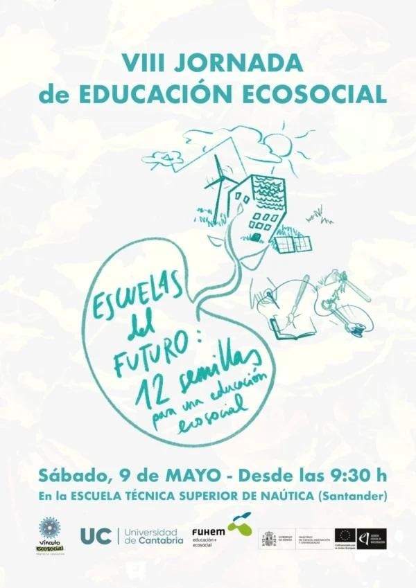 Cartel de las VIII Jornadas de Educación Ecosocial