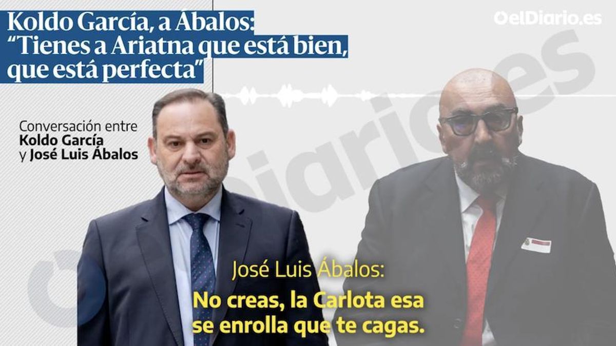 Una conversación entre Ábalos y Koldo García.