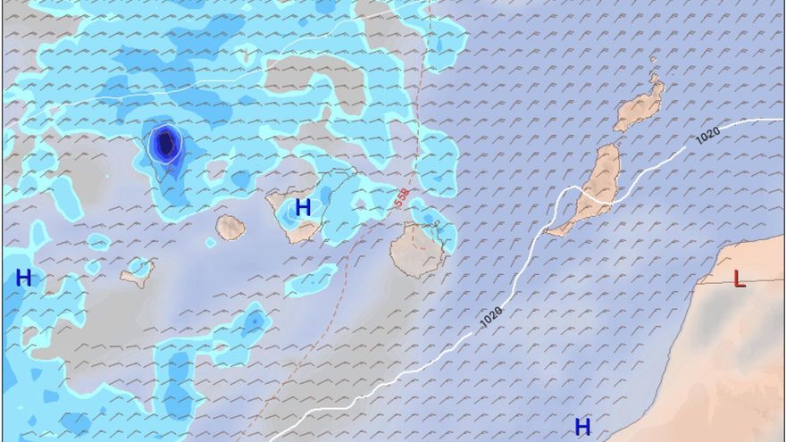 Avisos amarillos de Aemet para cuatro islas de Canarias este fin de semana