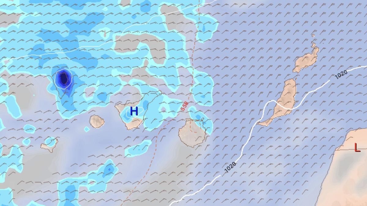 Avisos amarillos de Aemet para cuatro islas de Canarias este fin de semana