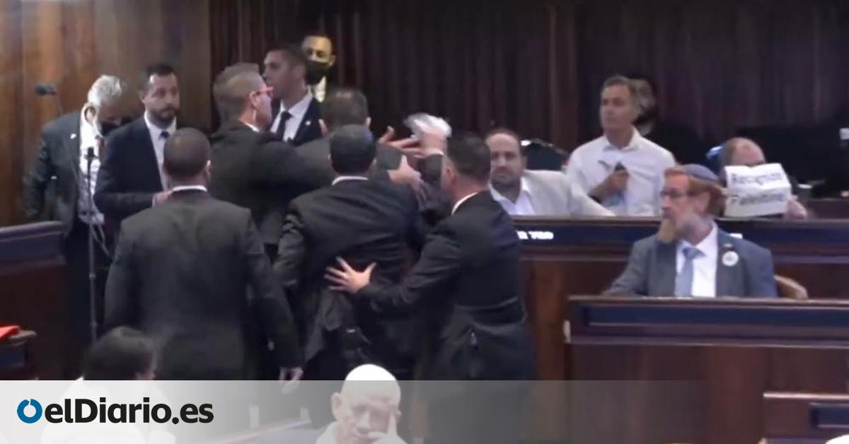 Dos diputados israelíes interrumpen el discurso de Trump en la Knesset al grito de “terrorista”