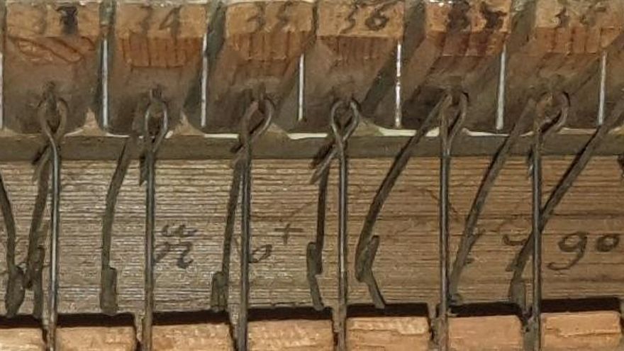 Inscripción del año 1790 en el órgano realejo