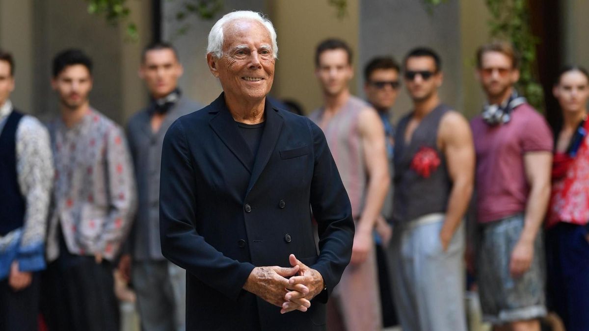 El diseñador Giorgio Armani en una imagen de archivo.