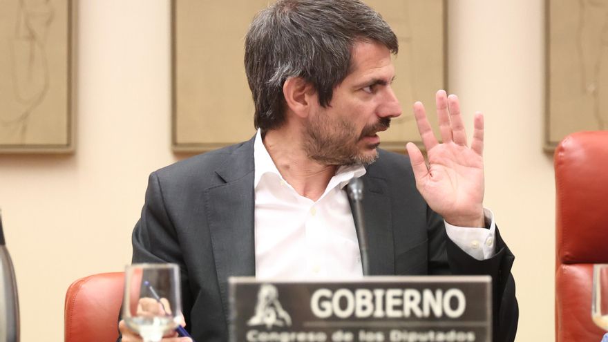 Ernest Urtasun en la Comisión de Cultura del Congreso