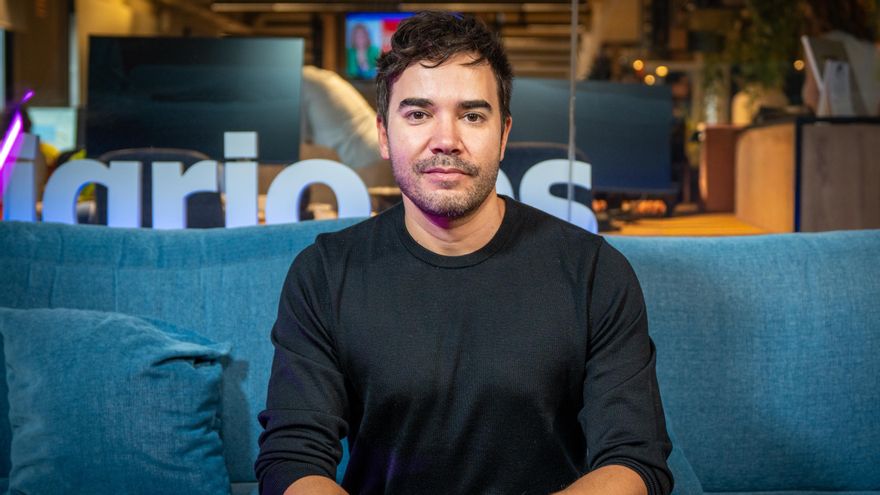 Guillermo Alonso, en la redacción de elDiario.es