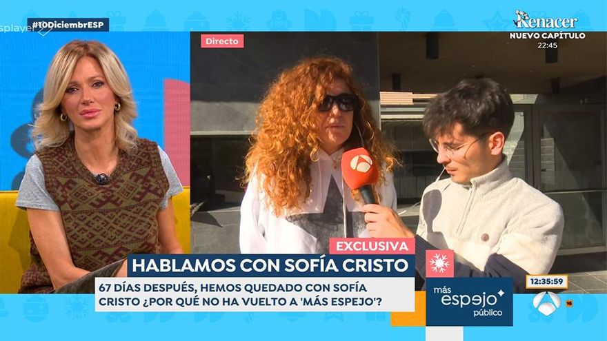 Susanna Griso dice que le "molestó" leer que Sofía Cristo iba a ir a 'GH Dúo' tras tomarse un descanso de 'Espejo Público'