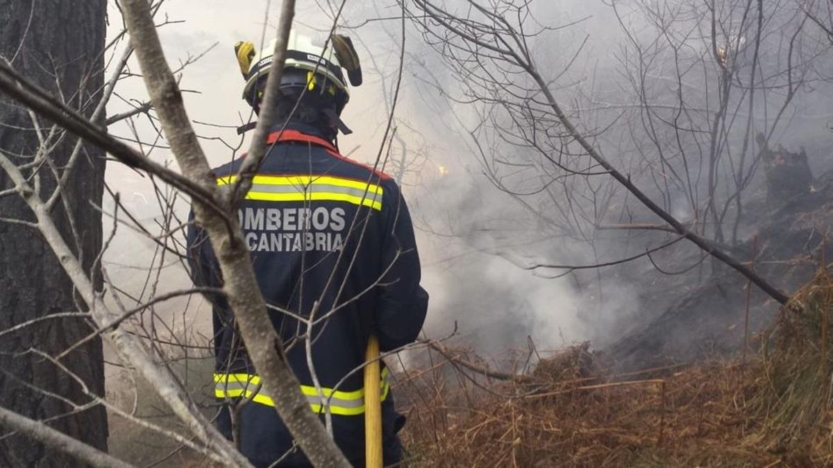 Incendios forestales en Cantabria