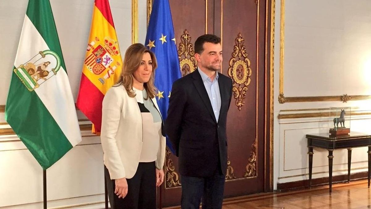 Susana Díaz y Antonio Maíllo.