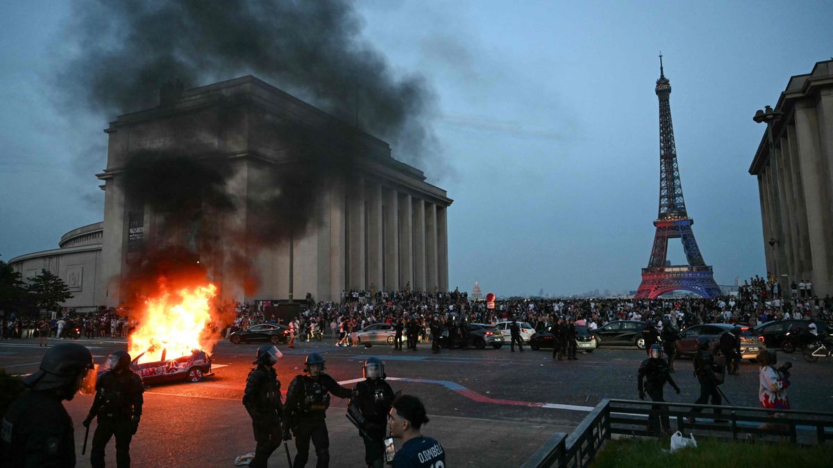 Más de 400 detenidos en los disturbios en Francia tras las celebraciones por la victoria del PSG