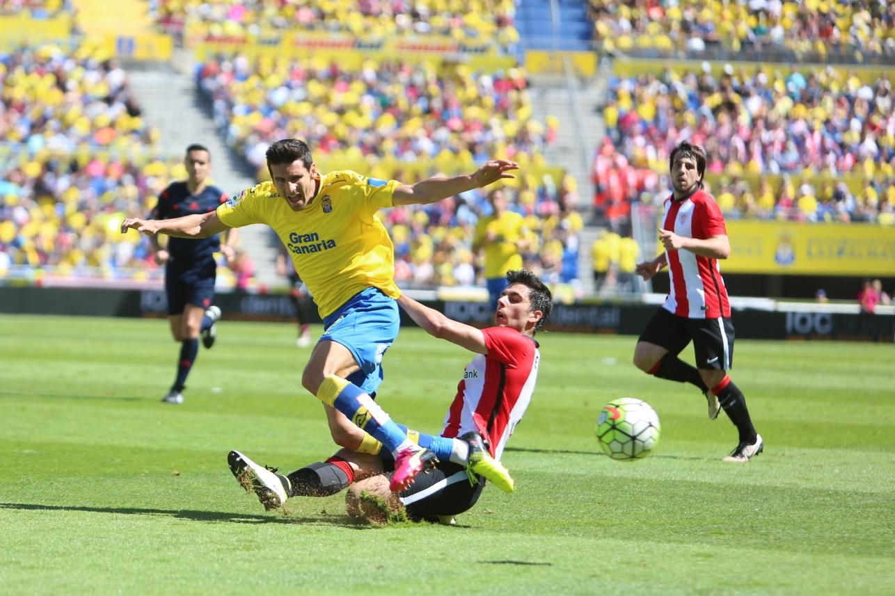 El último de partido de Juan Carlos Valerón en el Estadio de Gran Canaria. (Alejandro Ramos).