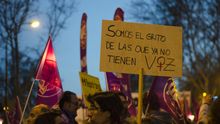 "Somos el grito de las que ya no tienen voz" Manifestación del 8M \ Foto: Alejandro Navarro Bustamante