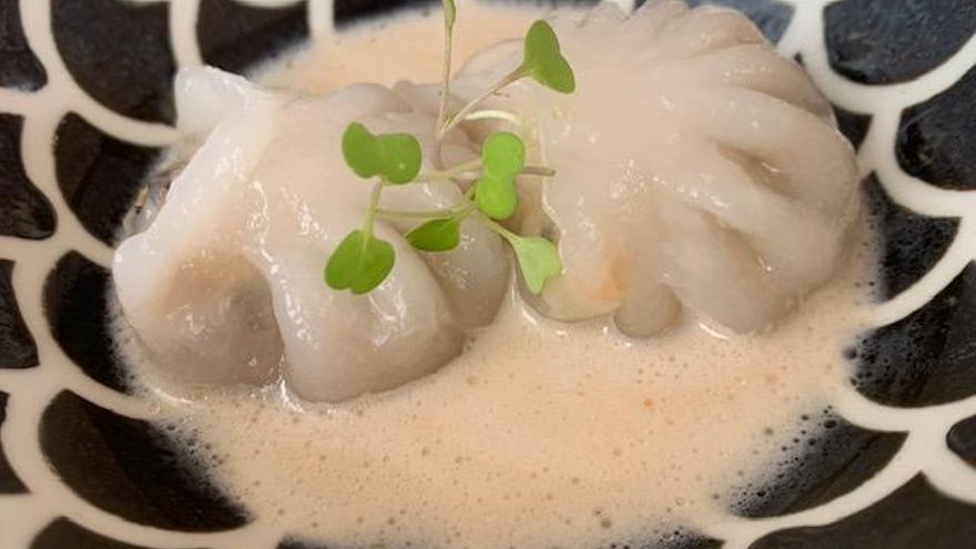 Dumpling de mejillones