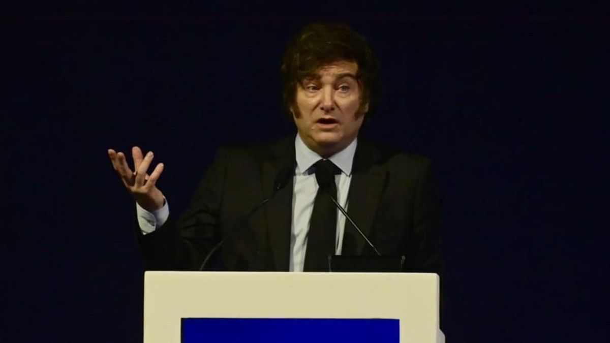 Javier Milei, en AmCham 2025.