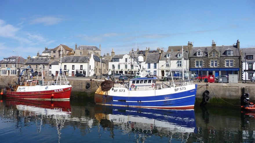 Barcos de pesca en Banff.