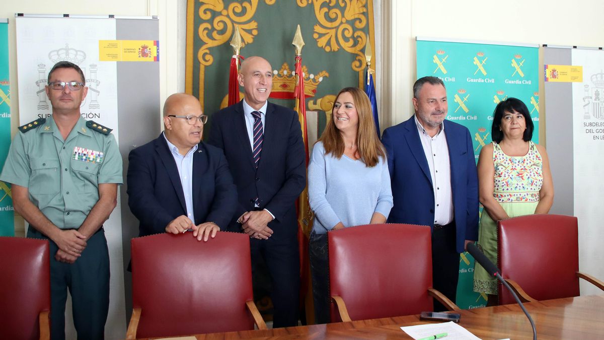 Presentación del programa de la semana institucional de la Guardia Civil en León
