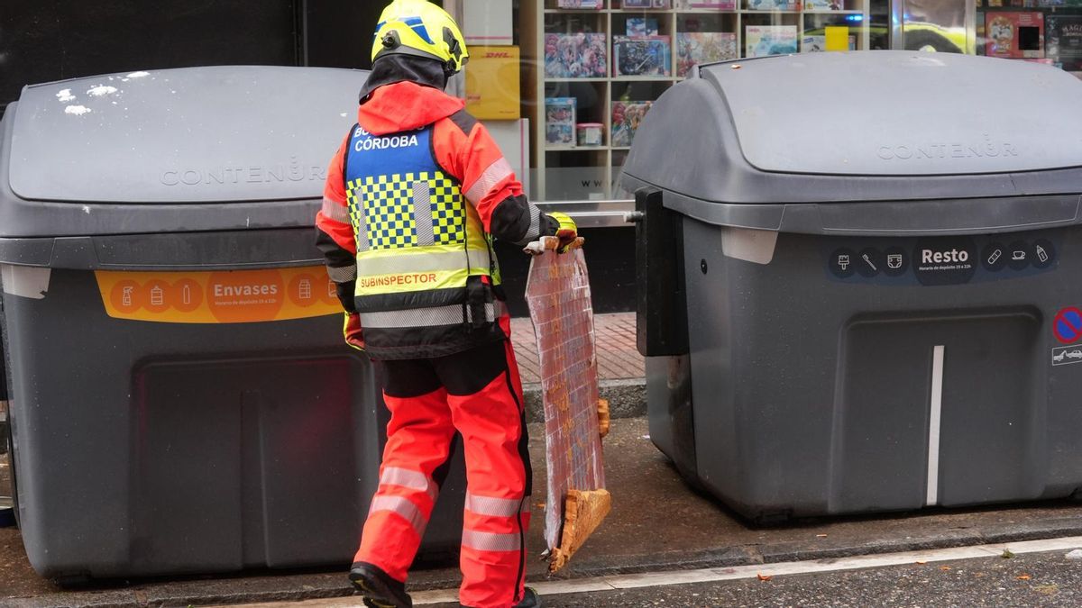 Las imágenes de los daños de la borrasca Kristin a su paso por Córdoba