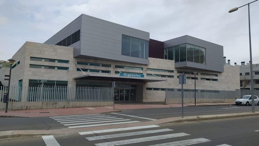 Punto de asistencia de urgencias en uno de los centros sanitarios de Teruel
