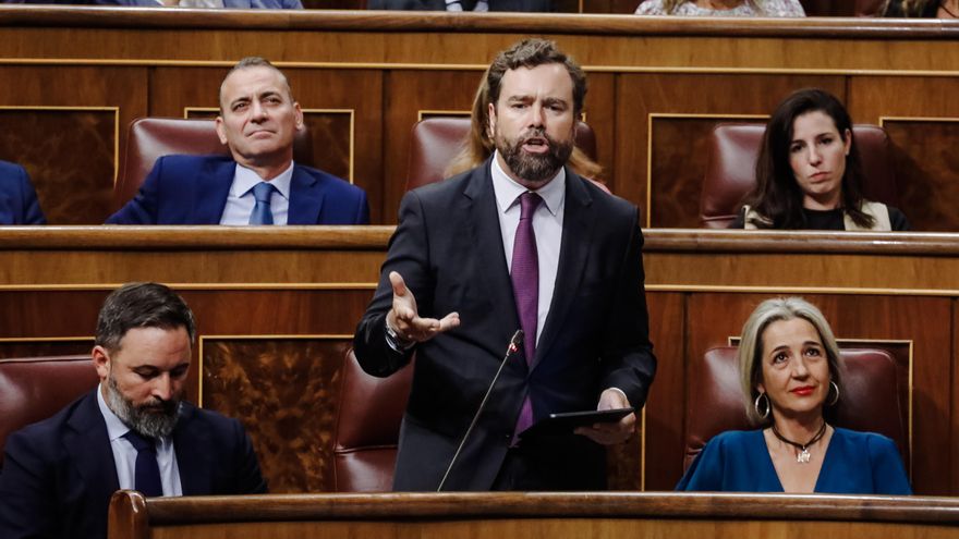 El portavoz del Grupo Parlamentario Vox, Iván Espinosa de los Monteros.