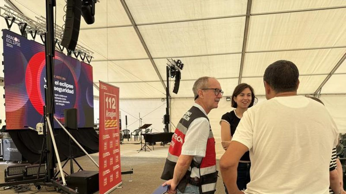 Aragón se prepara para vivir el eclipse con miles de personas y un amplio dispositivo de seguridad