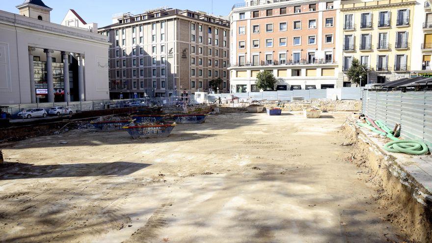 En este solar junto a la Gran Vía había 59 árboles hace tres meses