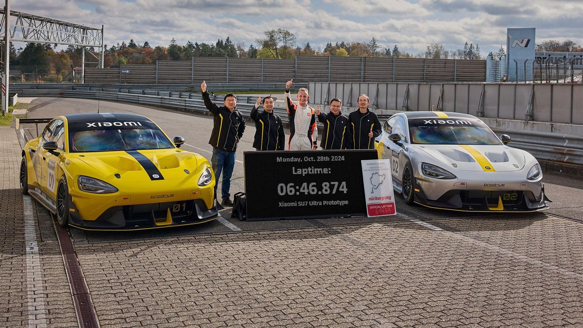 Xiaomi calienta el desembarco de sus coches en Europa con un récord en Nürburgring