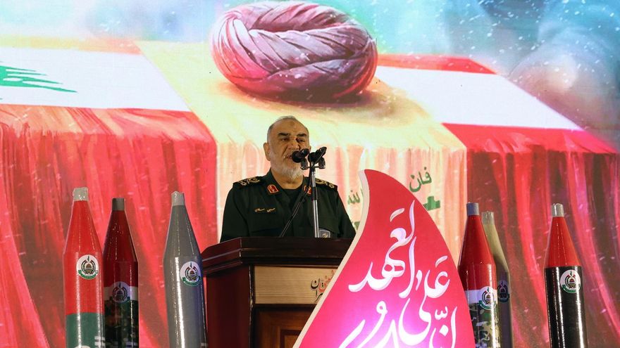 Foto de archivo del jefe de la Guardia Revolucionaria iraní, el general Hossein Salamí.