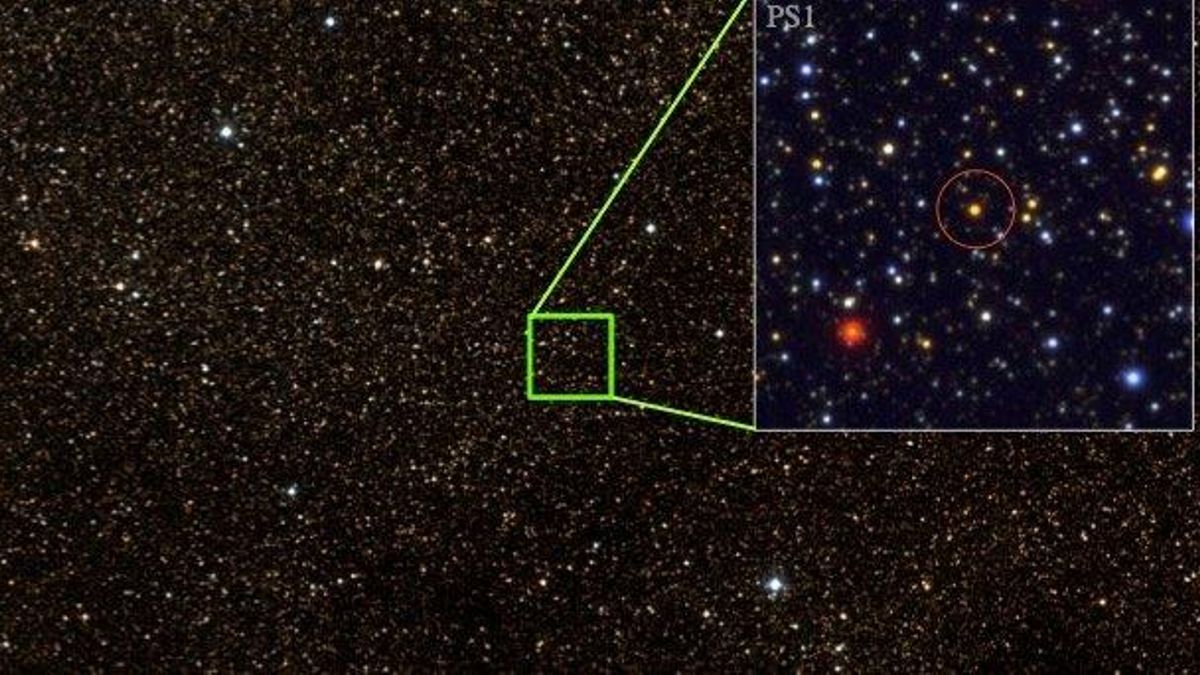 El sistema solar en el que se encuentra la estrella Gaia20ehk