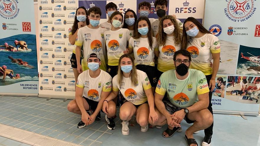 Once medallas para el Martiánez en la Copa de España de Salvamento y Socorrismo